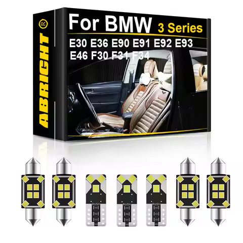 Car Interior LED Lights Canbus For BMW 3 Series E30 E36 E90 E91 E92 E93 E46 F30 F31 F34 GT Estate Se