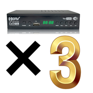 Digital TV box, DVB-T2 receiver box, free digital TV + watch tiktok/youtube via Wi-Fi | HDMI 4K HDR,