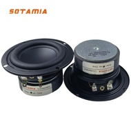 SOTAMIA 2Pcs 3 Inch Waterproof Speaker 4 Ohm 15W Midrange Woofer Bluetotoh Speaker Hifi Music Mid Ba