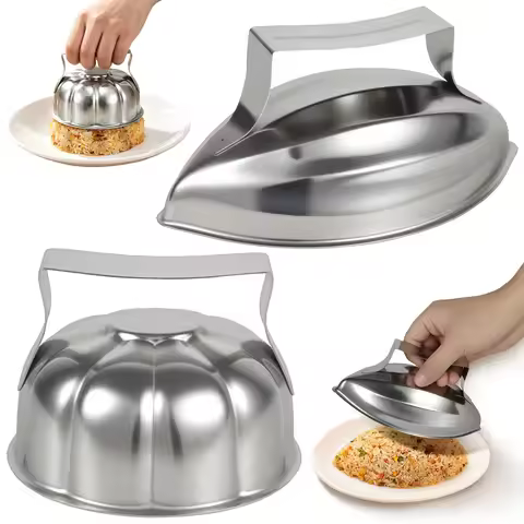 Omurice Mold Japanese-Style Pumpkin Pawpaw Style Stainless Steel Fried Rice Pressing Mold DIY Kitche