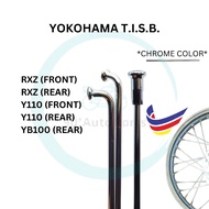 YOKOHAMA SPOKE RIM JEJARI RIM CHROME MOTOR RXZ 5PV Y110 SS Y110 SS2 YB100 RXS Y100 TXR PANTHER