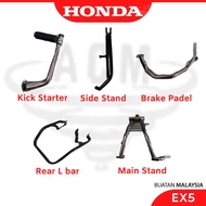 HONDA EX5 Dream High Power Rear Seat L Bar Handle AAP APPI Original Brake Paddle Padel Main Side Sta