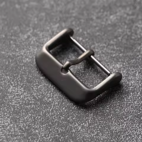 Titanium Buckle, 18MM 20MM Matte Non-Stainless Steel Buckle, Leather Strap Accessory Buckle, Watch A