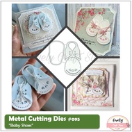 LovelyCraftStore | Metal Cutting Dies ~ s95 Mold Stencil Metal, Stencil Mold for baby shoes for dowr