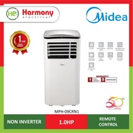 (Ready Stocks) MIDEA 1.0HP Portable Air Conditioner MPH-09CRN1 / MPO-10CRN1 Air Cond Mudah Alih 移动型冷气机