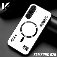 HP Casing SAMSUNG A26 Softcase SAMSUNG A26 Case Glossy Casing Shiny Glass Protector Mobile Phone Acc