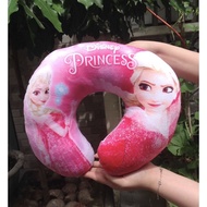 Pink Elsa neck pillow