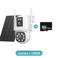 Hamrol AOV Surya Outdoor Kamera 8MP CCTV Dual Lens PTZ Camera HP Jarak Jauh Waterproof WIFI Kamera