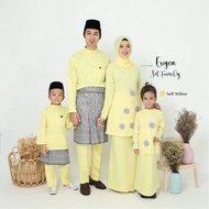 [SOFT YELLOW]HARGA LOOSE BAJU KURUNG MODEN SEDONDON FAMILY