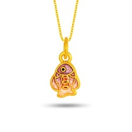 SK Jewellery Fortune Fish 999 Pure Gold Pendant