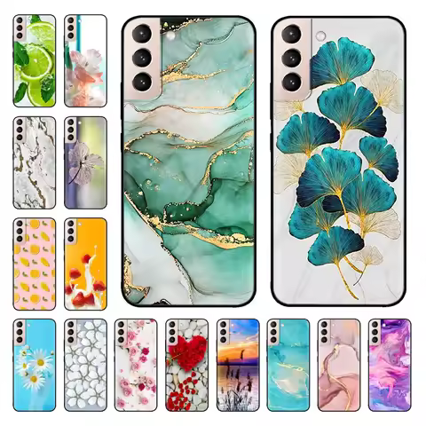 Silicone Case For Samsung Galaxy S21FE Case S21 Ultra 5G Soft TPU Phone Case S21 FE Fundas For Samsu