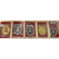 Thai Lanna Amulet Hand Written Yantra 5 sets of Phra Jatukam Ramathep Rian Patiharn Nurduang faith L