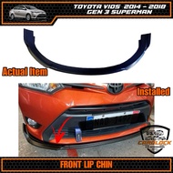 Toyota Vios 2014 - 2018 Front Bumper Lip Chin