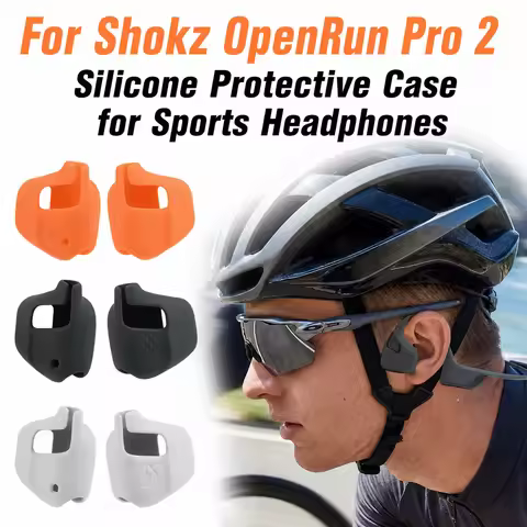 Silicone Protective Case for Shokz OpenRun Pro 2/Pro 2 Mini Sports Headphones Soft Shell Cover Wind-