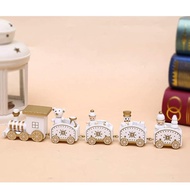Christmas Train decoration Christmas wooden mini Train christmas decoration7
