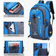 VALSHION Men's Backpack 40L Waterproof Hiking Travel Camping Bag Backpack Fashion Men Women School B