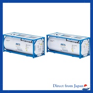 TOMYTEC HO Scale Private ISO 20ft Tank Container Frame Type NRS (2 Pack) HO-3143 Model Train Accesso