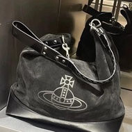 全新 Vivienne Westwood Hobo 大容量黑色單肩腋下包