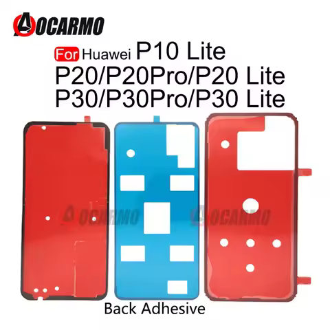 For Huawei P10 P20 P30 P60 P50 Pro P40 Lite Back Cover Adhesive Rear Sticker Glue Tape For Huawei P2