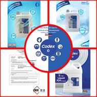 CODEX Disinfectant with KKM NOT210603942K