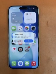 預售 行貨 apple iphone 15 plus 128gb 藍色 85%電 單機