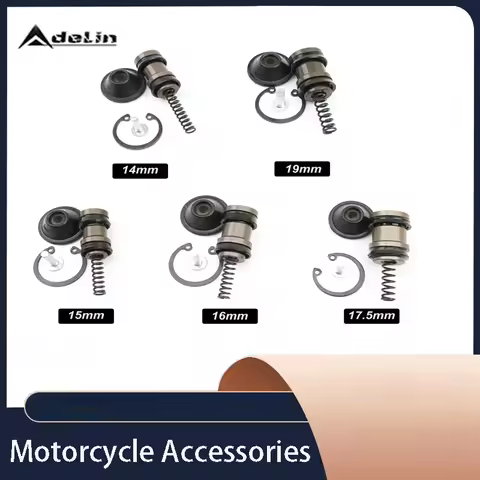 Adelin PX1 14-19mm Motorcycle Brake Master Cylinder Piston Repair Kit for Clutch Plunger Universal U
