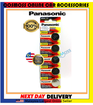Panasonic CR2025 3 Volt Coin Lithium Battery (Pack Of 5)