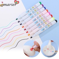 MARIER 4/8/12 Colors Doodle Pen 4/8/12 Colors Ceramic Spoon Floating Children's Early Education Toys