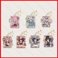 YT1 Honkai Star Rail Elysia Kiana Acrylic Keychain Backpack Pendant Bags Accessories Anime Periphery