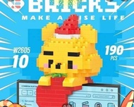 [ Ready Stock ] BRICKS Cute Cartoon Series Desktop Laptop Clip Nano Block Mini Block Gift Decoration