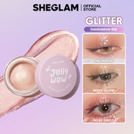 SHEGLAM Jelly Wow Glitter Eyeshadow Gel High Pigment Shimmer Eyeshadow Makeup Cosmetics Pembayang