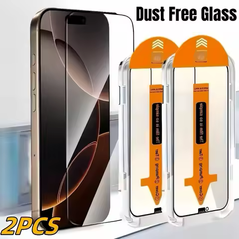 2Pcs Premium Tempered Glass for IPhone 15 Promax 16E 12 13 Promax Screen Protector 14 Plus 17 Promax