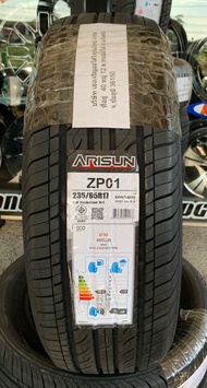 235/65R17 104H ARISUN ZP01 ยางใหม่ปี 2023🇹🇭ราคา1เส้น✅ แถมจุ๊บลมยางแท้👍 มีรับประกันจากโรงงานนาน5ปี✅❤️