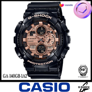 Casio G-Shock นาฬิกาข้อมือผู้ชาย สายเรซิ่น รุ่น GA-140GB-1A2 - Utiltty Special Color Black ของใหม่ขอ