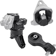 JDMON 3Pcs Engine Motor & Transmission Mount Replacement for 2014 2015 Honda Civic 1.8L Auto Trans C