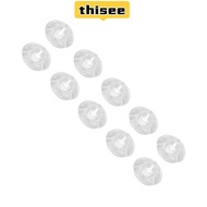 THISEE 10Pcs ​Footswitch Topper, ​Mushroom Style​ Foot Nail Cap​ ​Guitar Pedal Cap​, ​Pedal Protecti