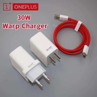 【มีในสต็อก】ตัวชาร์จ OnePlus 1 + 30W Warp Charger Power Adapter พร้อมสาย6A USB Type-C สำหรับ One Plus 9 Pro 9R 8T 8อย่างมาก N100 N10 5G 7T 7 6T 6 Dash ชาร์จไฟได้รวดเร็ว