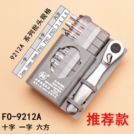 Fukuoka Ratchet Screwdriver Positive Negative Screwdriver Combination Set 10 Bits Repair Tool FO-921