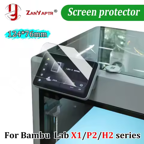 X2D X1 X1C H2D H2S H2C P2S Screen Protector for Bambu Lab 3D Printer High-Temperature Resistant and 