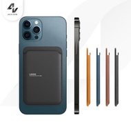 Iph*Ne Leather Wallet With M*Gsafe Card Holder Magnetic Card Wallet