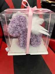 紫色細獨角獸永生花