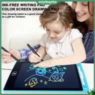 surpriseprice| Safe Kids Drawing Toy Dust-free Drawing Tablet Colorful Lcd Writing Tablet with Pen for Kids Educational Doodle Board Sketch Pad Battery Operated Drawing Toy School