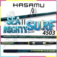 HASAMU SEA MIGHTY II 4503 SURF ROD 15FT CASTING ROD JORAN PANTAI ROD PANTAI SPINNING FISHING ROD