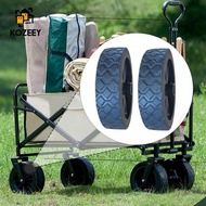 KOZEEY 5 Inch Wagon Cart Wheel Replacement Part Heavy Duty Wear Resistant for Folding Utility Wagon 