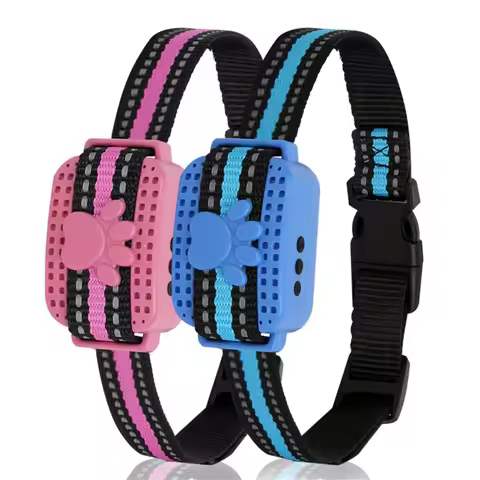 USB Electric Dogs Training Collar Ultrasonic Pet Dog Anti Barking Stop Barking Vibration Anti Bark W