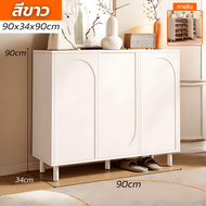 ตู้รองเท้า ตู้เก็บรองเท้า ตู้รองเท้ามินิมอล ขนาด 90/120/140cm รับน้ำหนักได้มาก ดีไซน์มินิมอล เก็บได้
