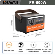 VANPA Portable Power Station 500W/900W/1300W AC 220V 500000MAH Battery Solar Generator Large Capaci