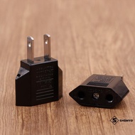 SHGMYD] 2Pcs EU US AU EU US To EU/EU To US Plug Adapter Converter Socket new