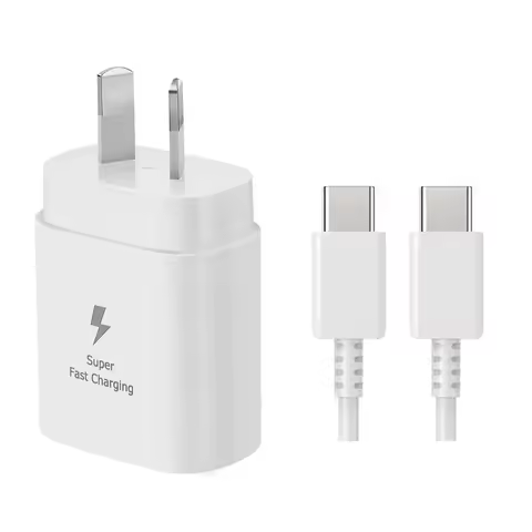 Samsung 25W PD Super Fast Charger AU Plug Usb Type C Cargador Adapter For Galaxy S24 S23 S20 S21 S22