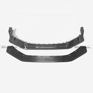 High Quality Fit for HONDA CIVIC TYPE R MK5 FK7 FK8 7 onwards JS-S Type front lip 2 Pcs real carbon 
